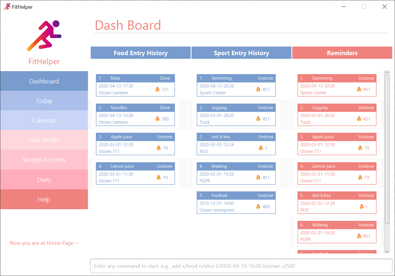 Dashboard